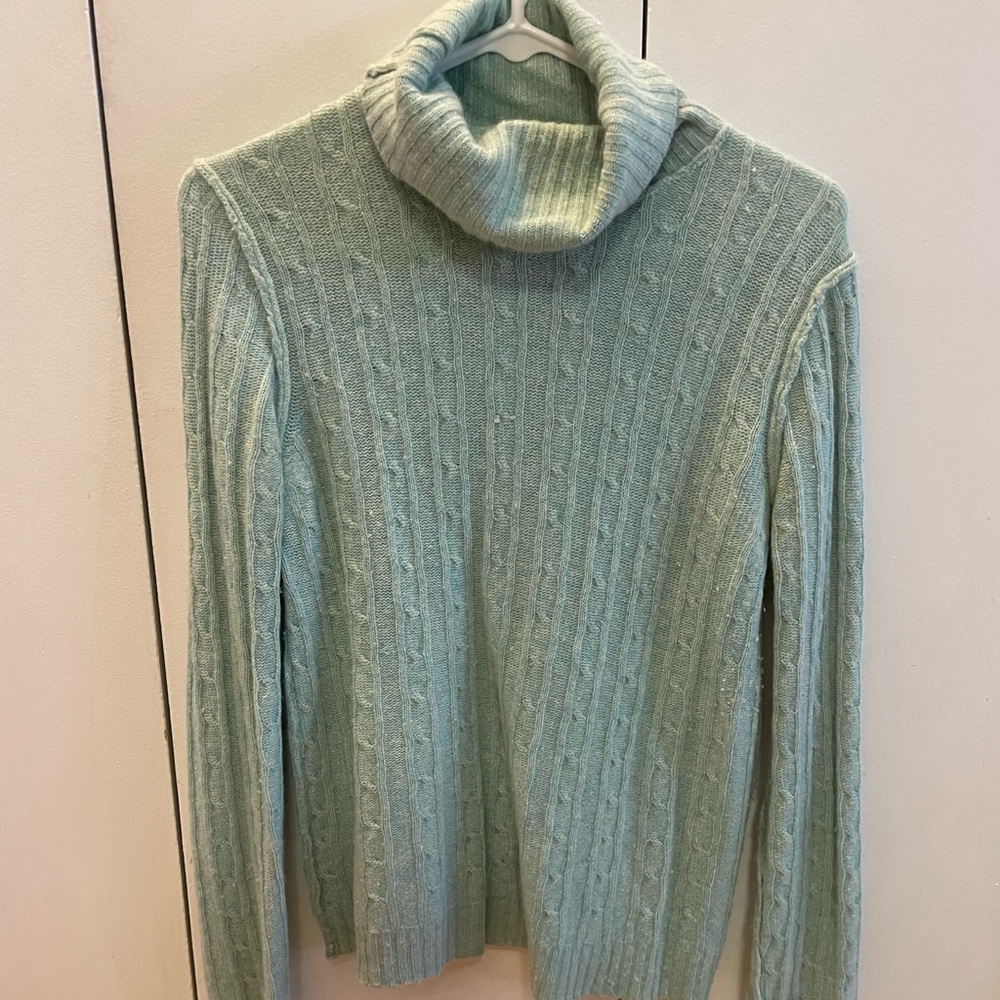 J.Crew Cableknit Turtleneck